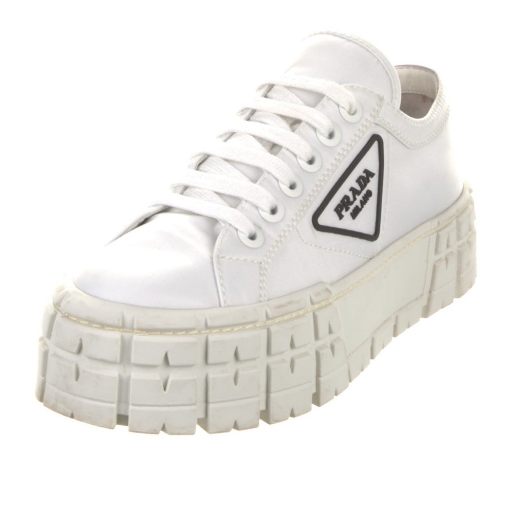 Prada Double Wheel nylon gabardine sneakers